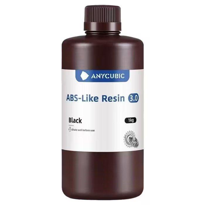 Resina para Impressão 3D ANYCUBIC ABS-Like Resin 3.0 (1 kg - Preto)