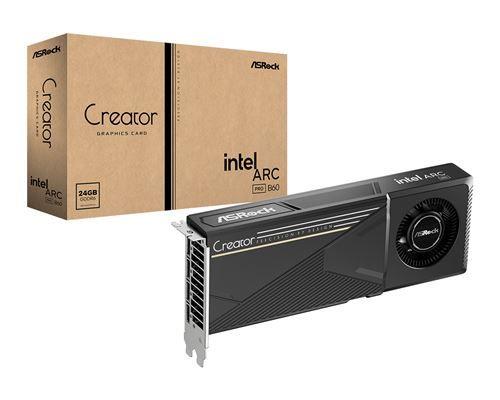 Placa Gráfica ASROCK Intel Arc Pro B60 Creator 24GB (Intel Arc Pro B60 - 24 GB - GDDR6 - Preto) — miniatura 3
