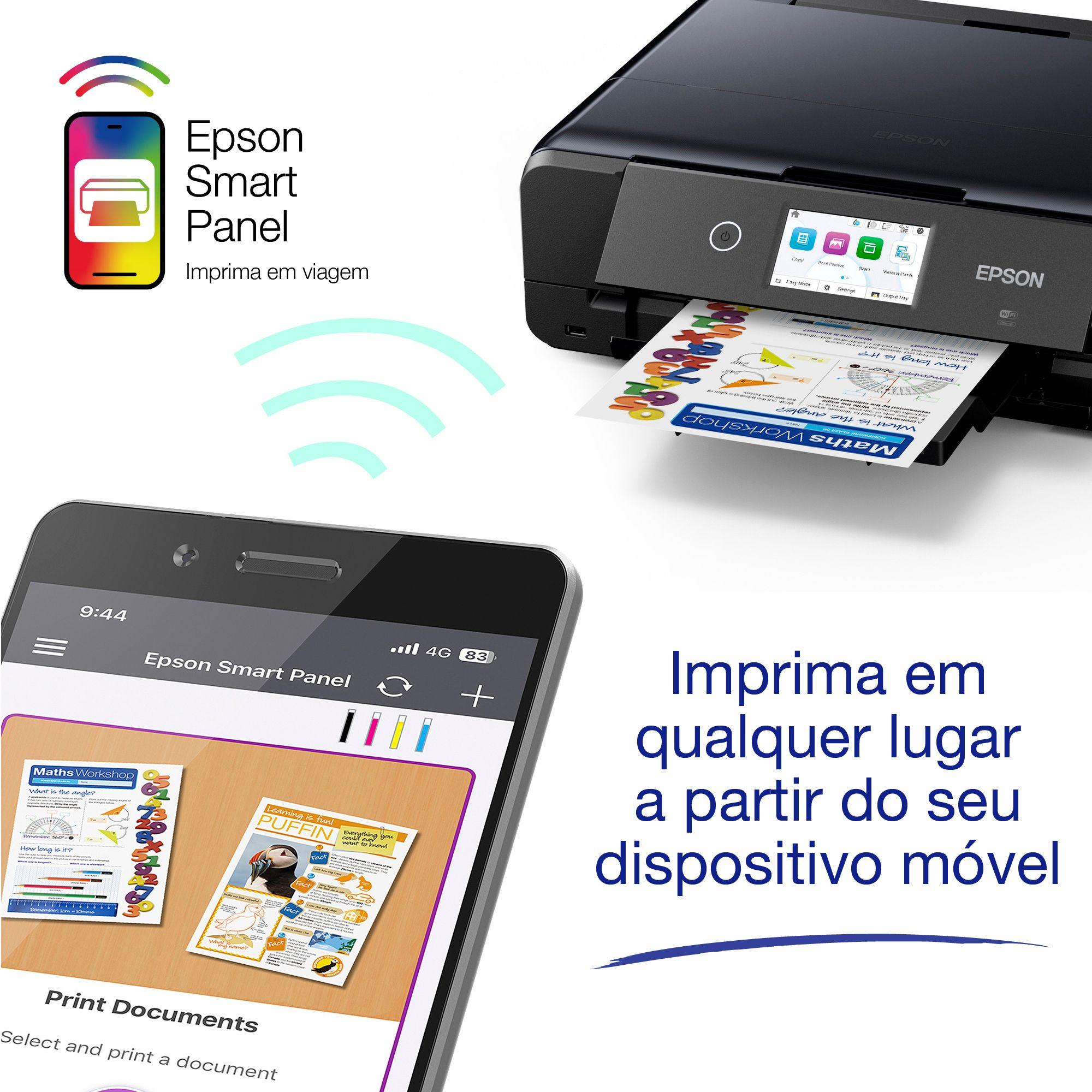 Impressora Multifunções Fotográfica EPSON Expression Photo XP-980 (A3 - Impressão a cores - Windows, Mac - Preto), miniatura 5