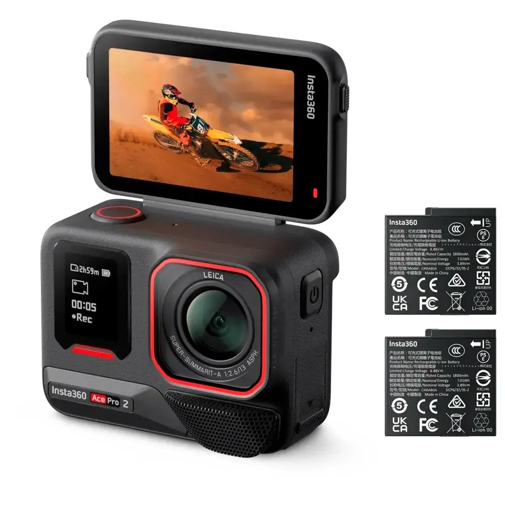 Câmara de Ação INSTA360 Ace Pro 2 (Wi-Fi, Bluetooth - Preto) — miniatura 2