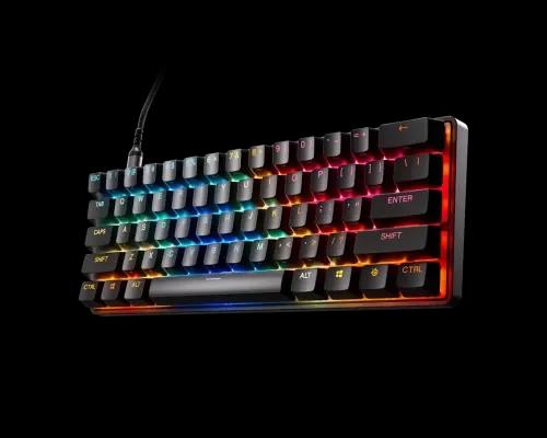 Teclado STEELSERIES Apex Pro Mini Gen 3 (Inglês - Magnetic-mechanical key switch - 60% - Preto)