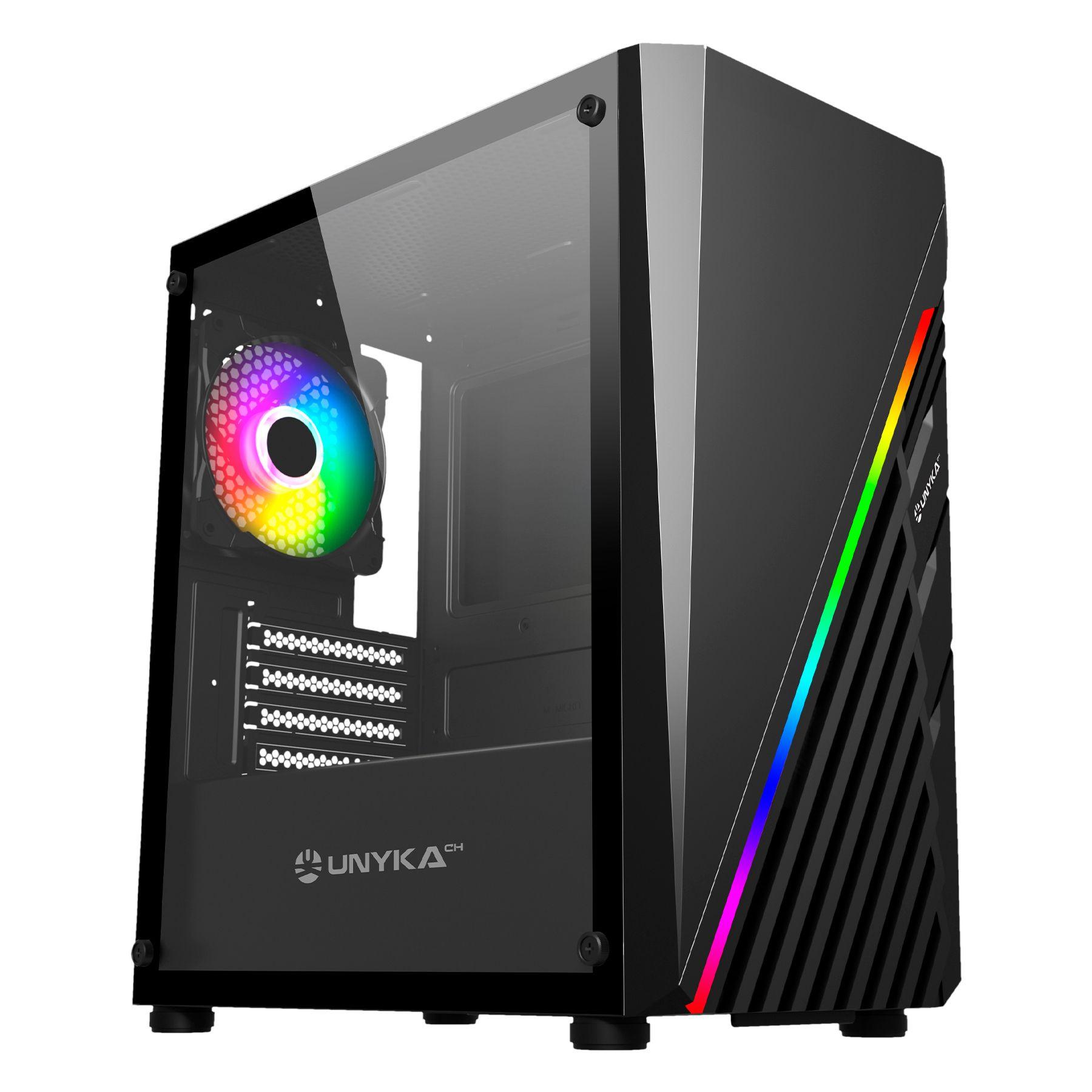 Caixa Micro-ATX UNYKACH Mini Glayze (micro ATX, Mini-ITX - Mini Torre - Micro-ATX, Mini-ITX - Preto)
