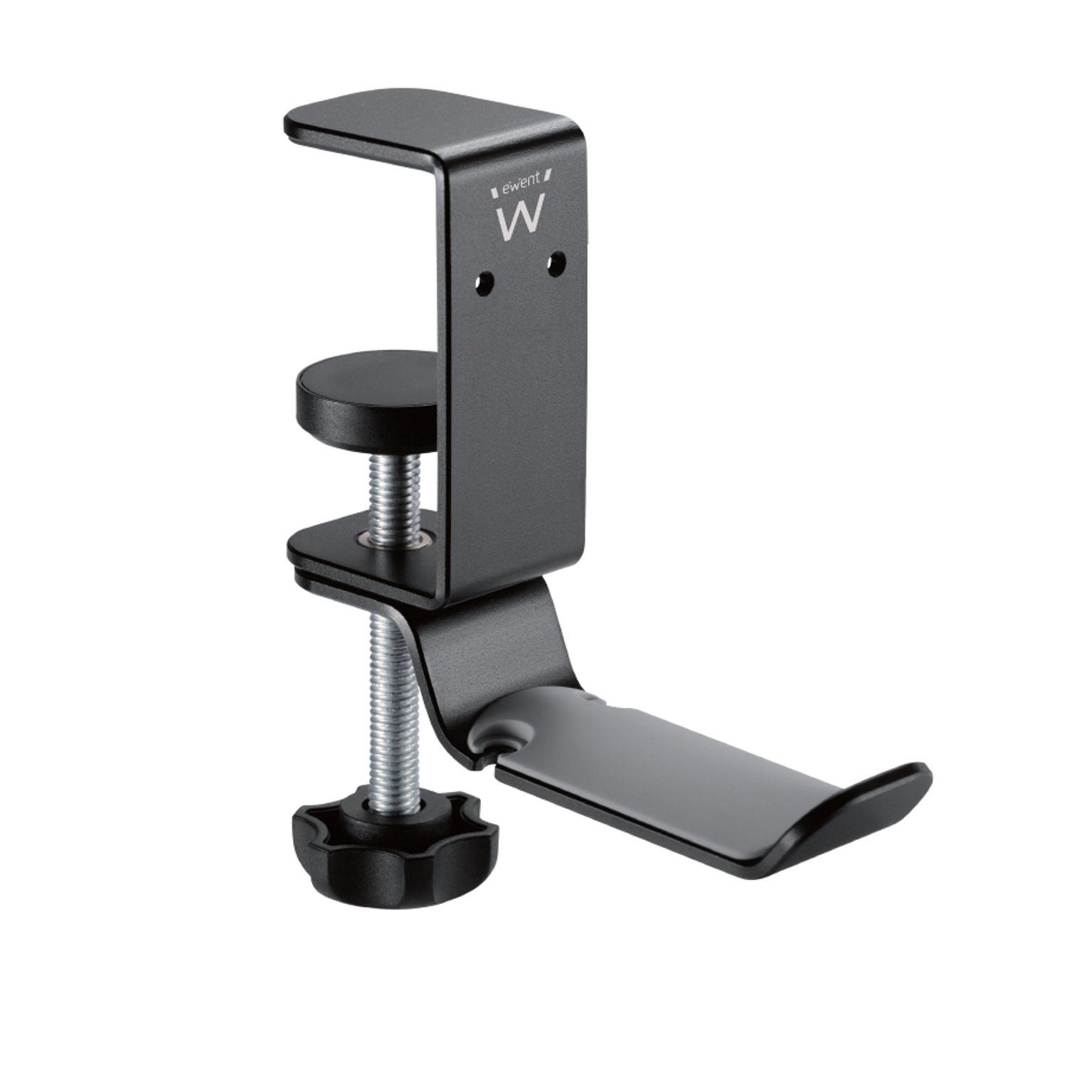Suporte de Mesa para Auscultadores EWENT EW1585 (Universal - Preto)