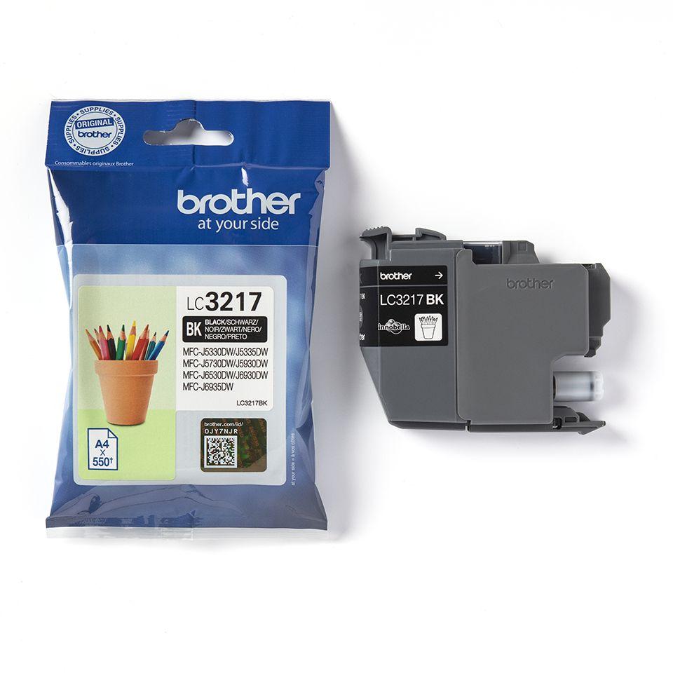 Tinteiro BROTHER LC3217BK (550 páginas - Preto) — miniatura 3