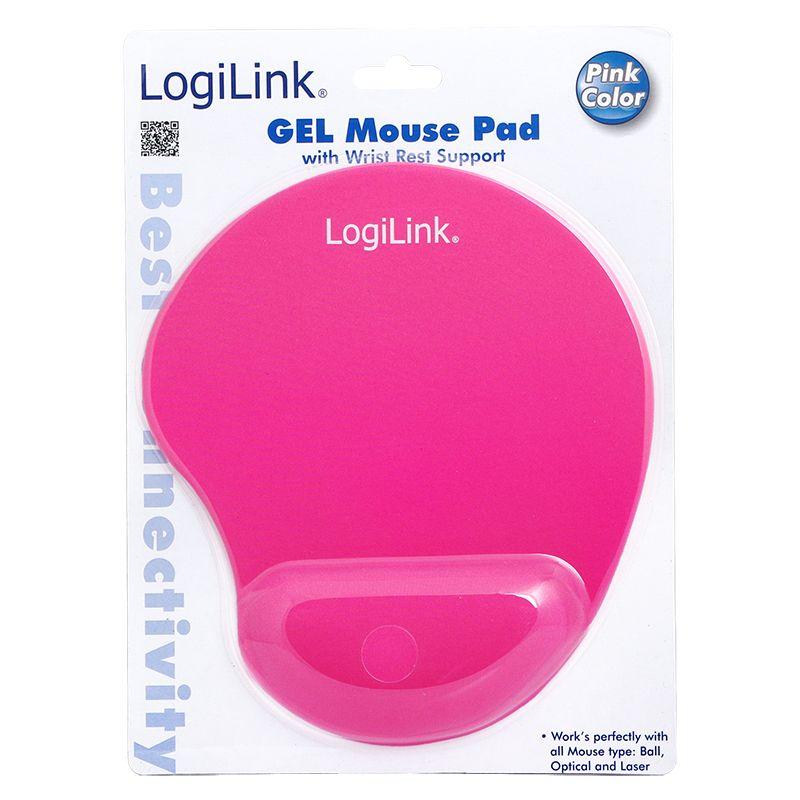 Tapete de Rato LOGILINK ID0027P (Espuma, Gel, Borracha - 3 mm - Rosa), miniatura 3