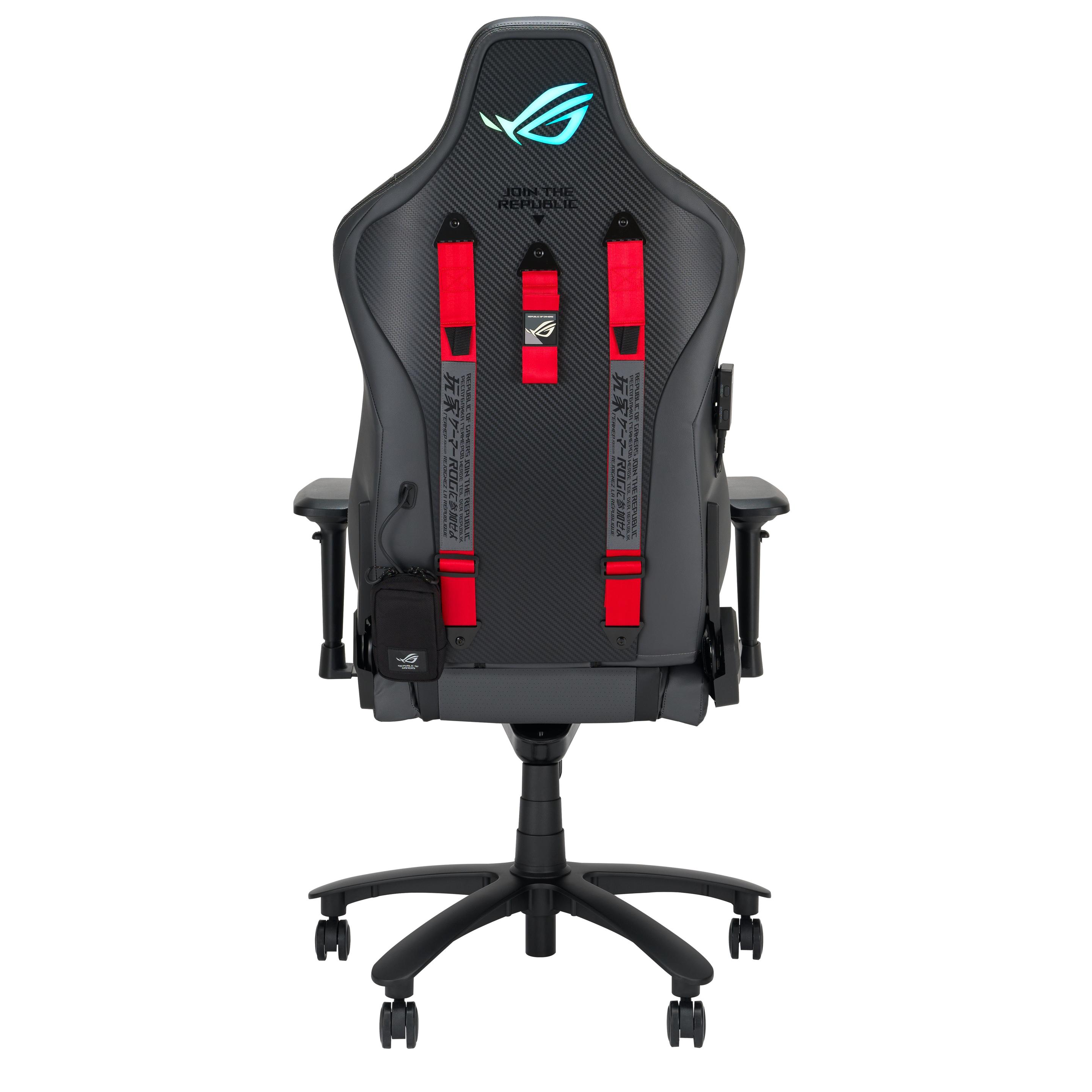 Cadeira Gaming ASUS ROG Chariot X (136 kg - 8,5 cm - Poliuretano - Cinzento/Preto), miniatura 4