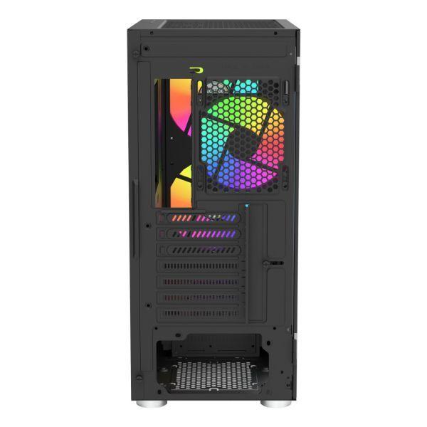 Caixa de Computador MONTECH X2 PLUS (ATX, micro ATX, Mini-ITX - 2,5" - ARGB multicolor - Preto) — miniatura 4