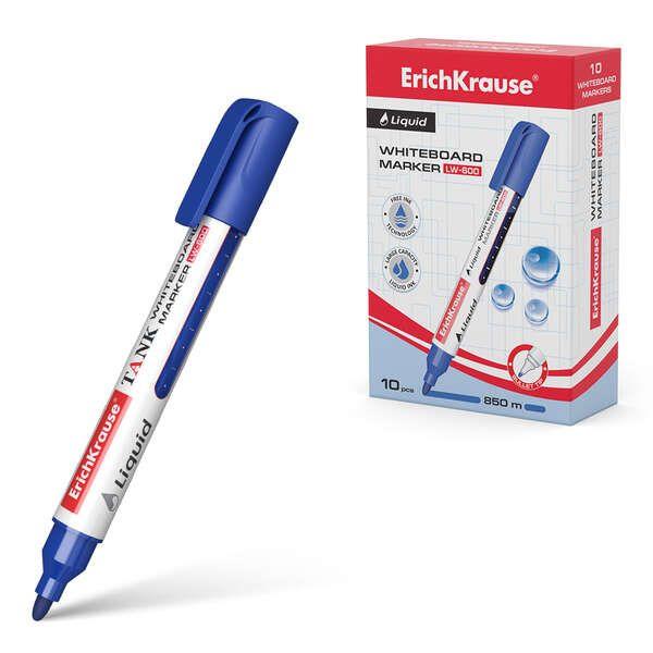 Marcador para Quadro Branco ERICHKRAUSE Liquid LW-600 (Plástico - 16 mm - Azul)