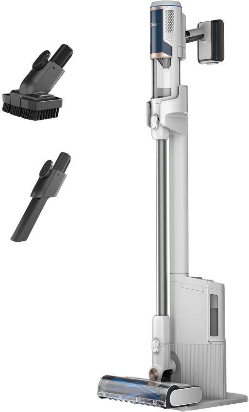 Aspirador Vertical 2 em 1 SHARK BU3521EU (Branco e Azul)