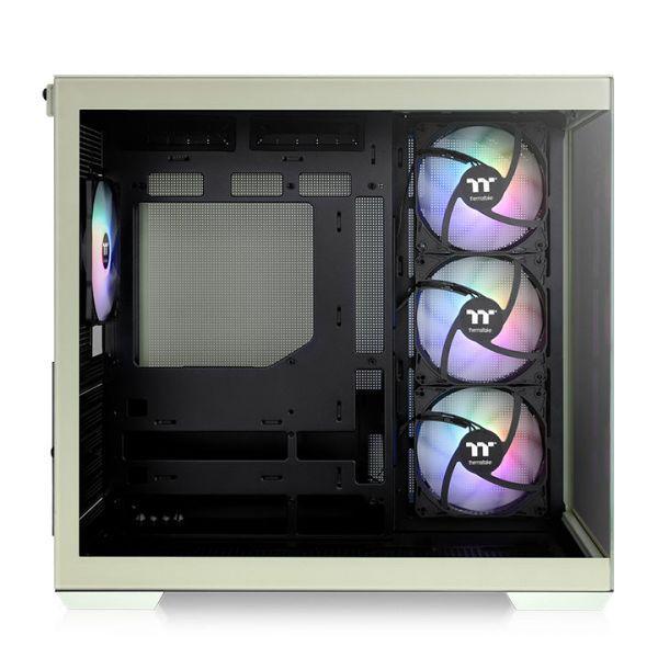 Caixa PC THERMALTAKE View 380 TG ARGB (ATX, micro ATX, Mini-ITX - Mid Tower - SPCC, vidro temperado - Verde Matcha) — miniatura 4