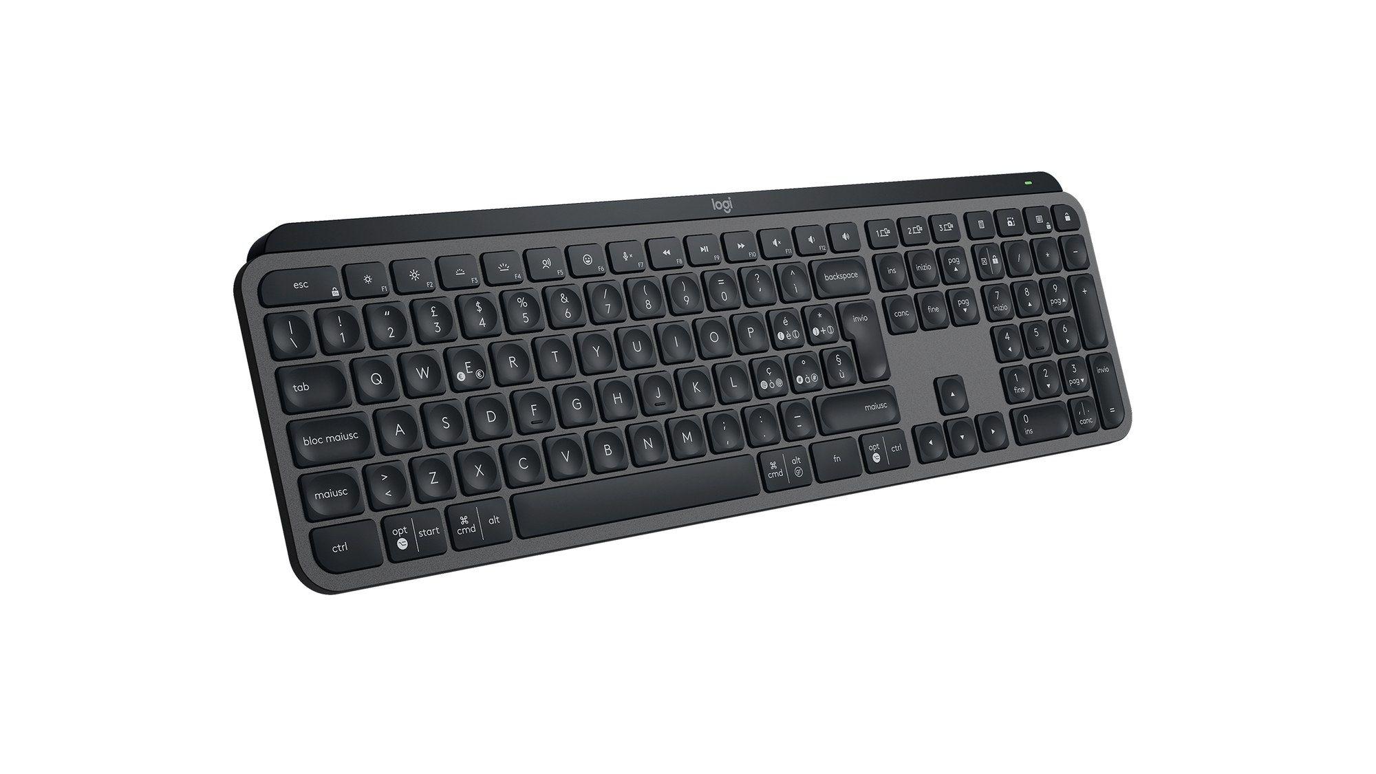 Teclado LOGITECH MX Keys S (Italiano - Teclas tesoura - Tamanho completo - Grafite), miniatura 8