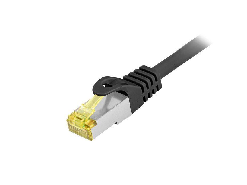 Cabo de Rede EQUIP 605101 (2 m - RJ-45 macho, direito - PoE+ - Preto)