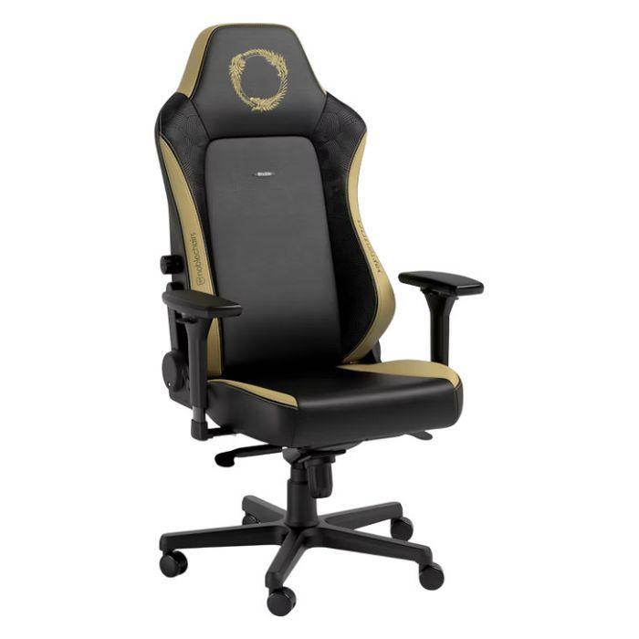 Cadeira Gaming NOBLECHAIRS HERO The Elder Scrolls Online Edition (150 kg - Apoios 4D - Preto e Dourado)