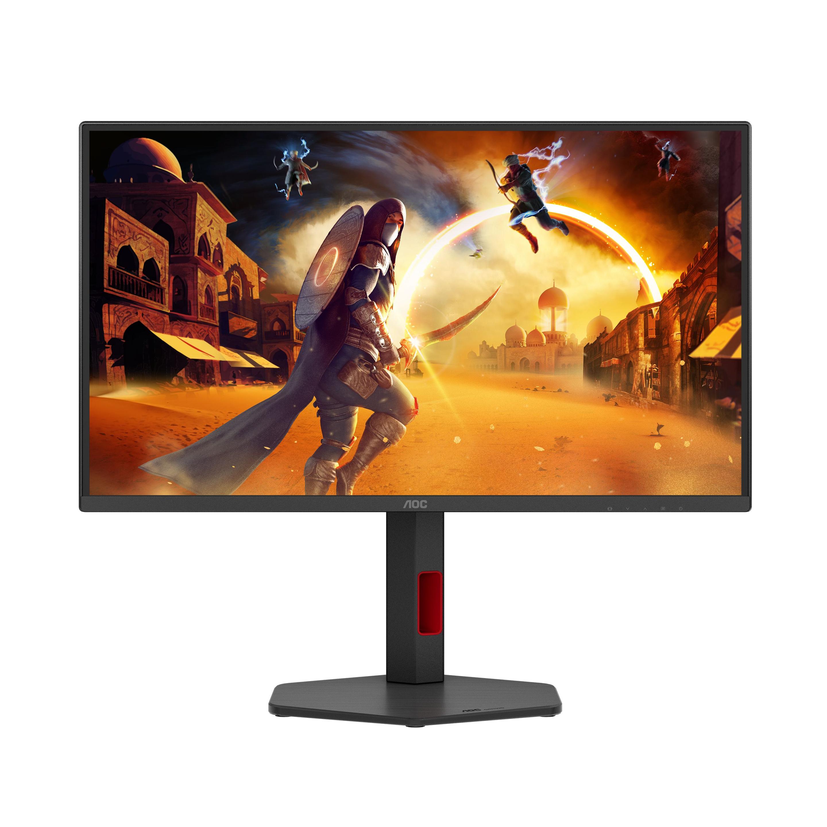 Monitor AOC Q25G4SR (24,5" - Fast IPS - 300 Hz - Preto e Vermelho) — miniatura 4