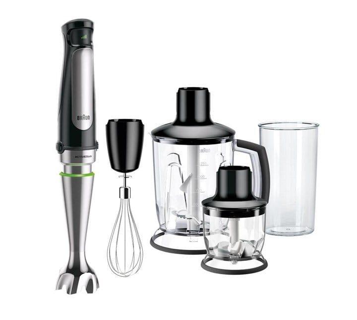 Varinha Mágica BRAUN MultiQuick 7 MQ7045X (1000 W - Altura 39 cm - Preto/Inox)