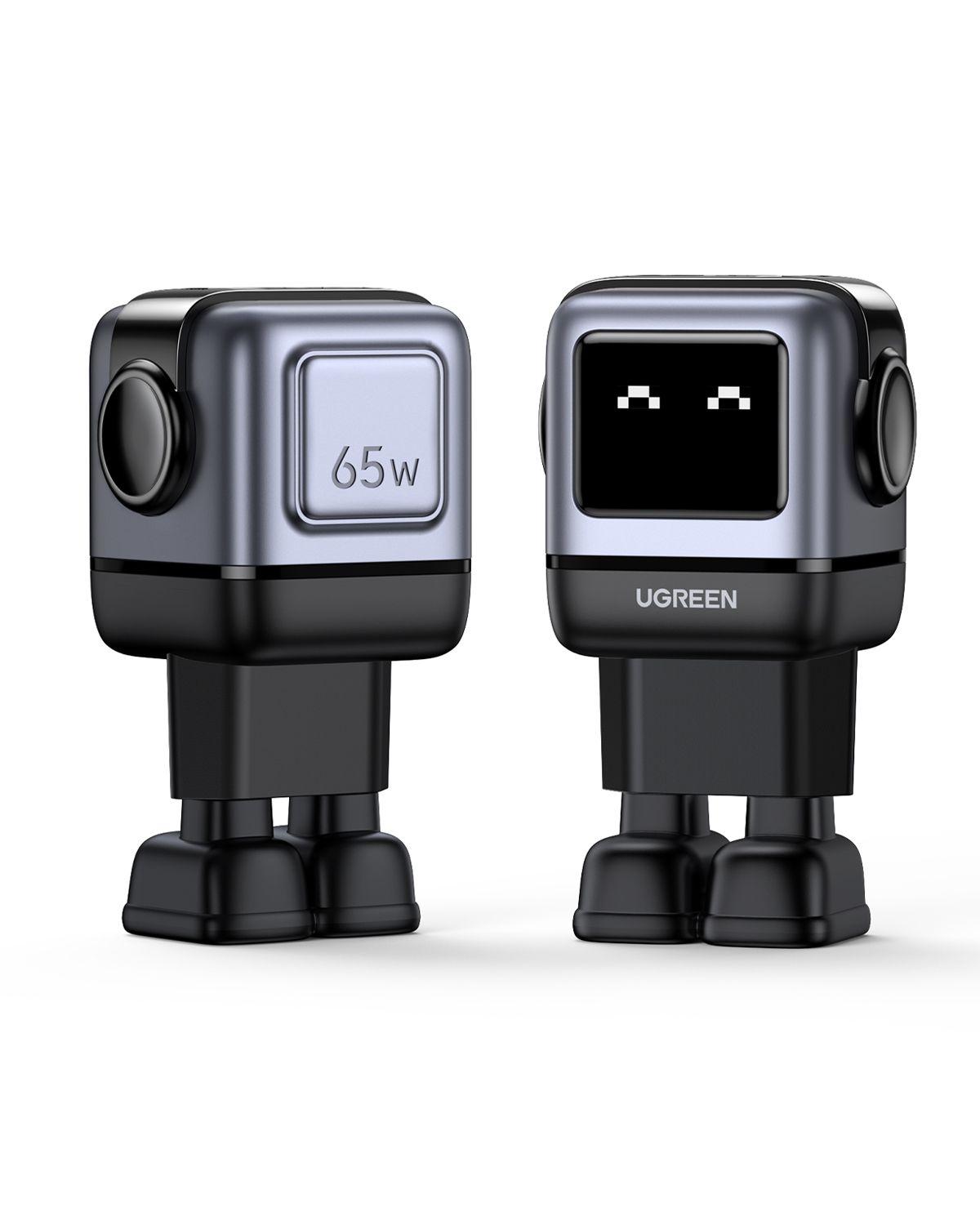 Carregador de Parede UGREEN Nexode RG Robot (65 W - GaN - Cinzento) — miniatura 3