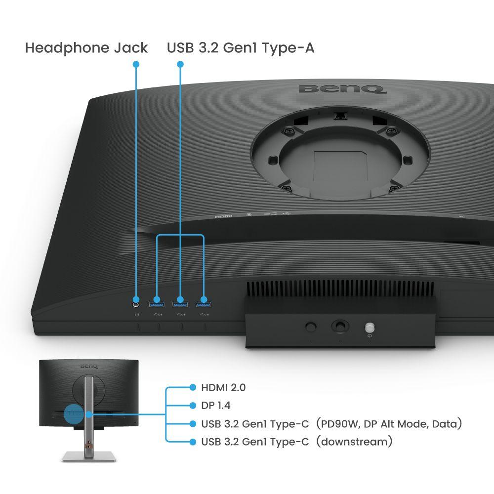 Monitor BENQ RD240Q (24,1" - IPS - 60 Hz - Preto) — miniatura 6