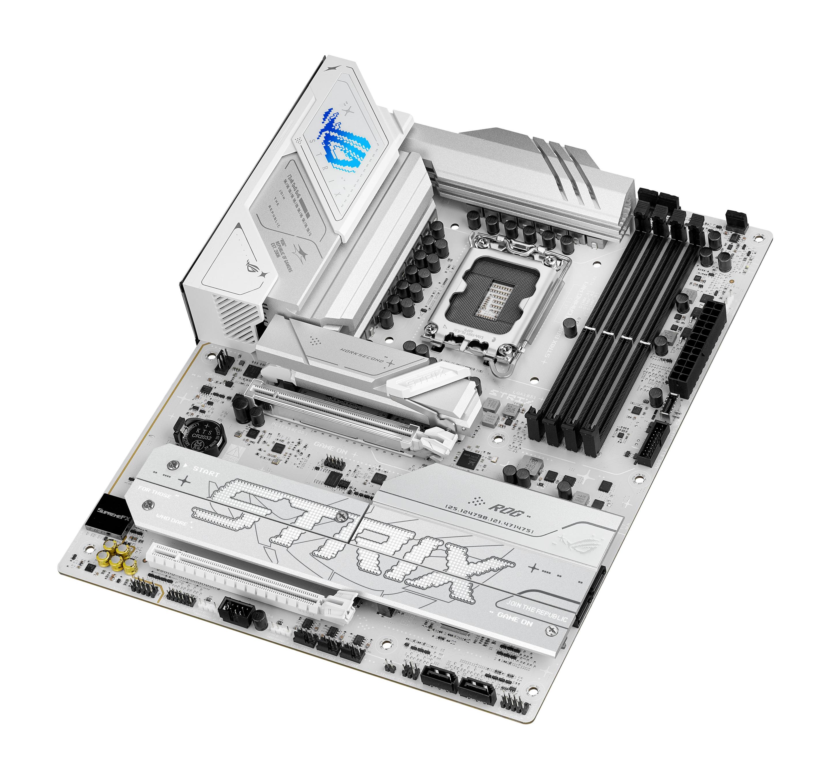 Motherboard ASUS ROG STRIX B860-A GAMING WIFI (LGA 1851 (Socket V1) - Intel Core Ultra - ATX - Branco), miniatura 7