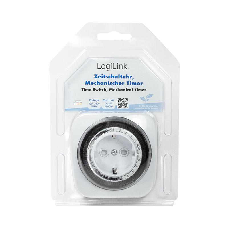 Temporizador de Tomada LOGILINK ET0011 (Branco), miniatura 6