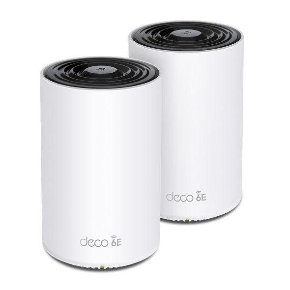 Sistema Mesh TP-LINK Deco XE75 (Wi-Fi 6E - 2402 Mbit/s - 2 unidades - Branco)