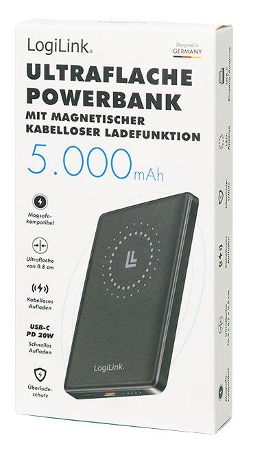 Bateria Externa LOGILINK PA0352 (5000 mAh - 20 W - USB Type-C - Preto), miniatura 8