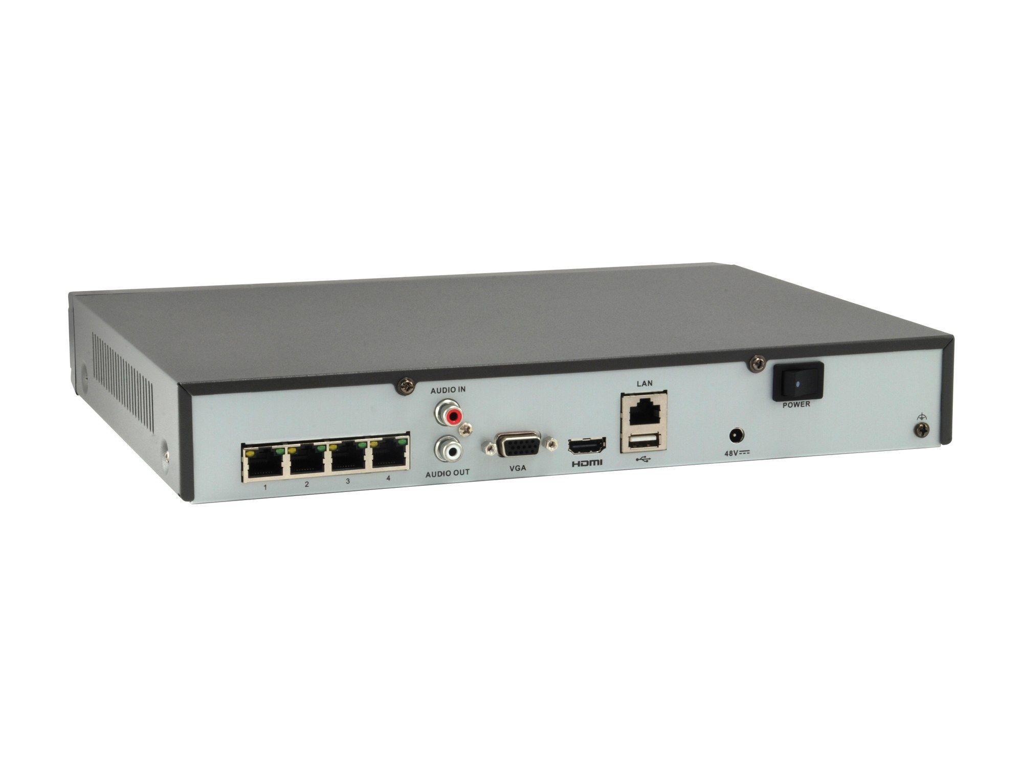 Gravador NVR LEVELONE NVR-0504 (4 canais - 4 portas PoE - 4K - Preto), miniatura 6