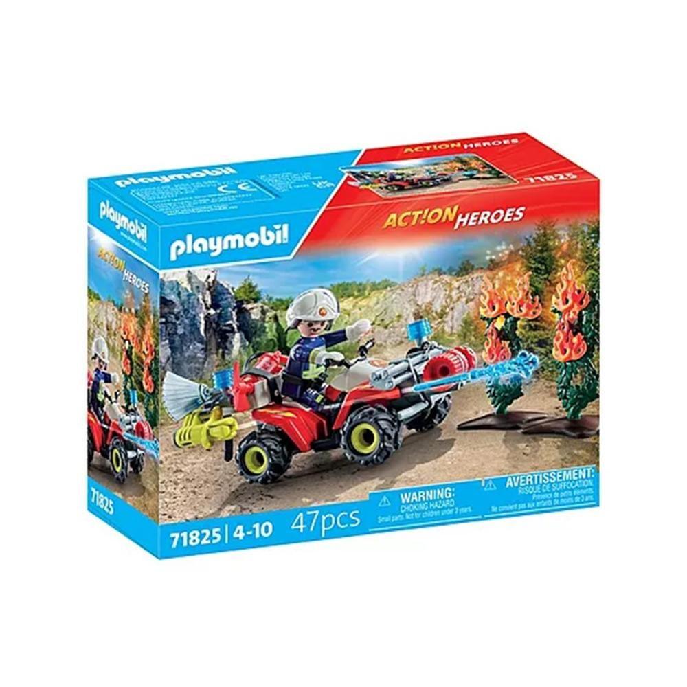Quad de Bombeiros PLAYMOBIL 71825 (A partir dos 4 anos)