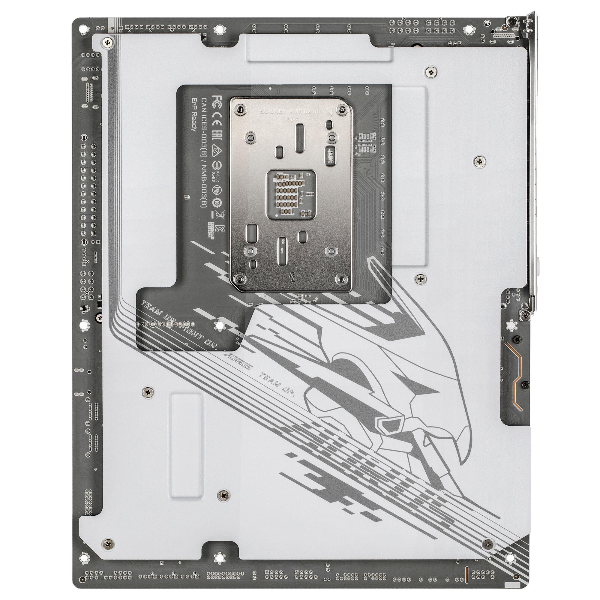 Motherboard GIGABYTE X870E AORUS PRO X3D ICE (AM5 - ATX - Duplo canal - Branco), miniatura 5