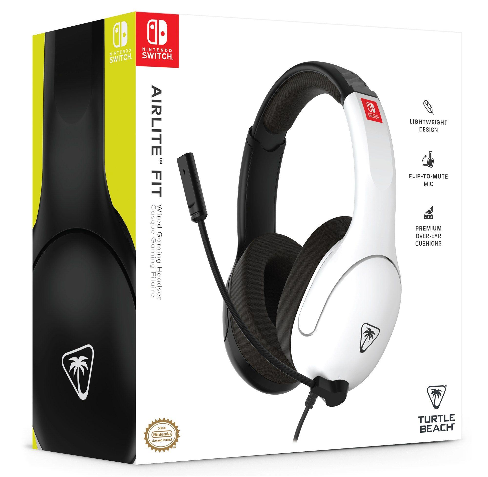 Headset Gaming TURTLE BEACH Airlite Fit (Binaural - Com fios - Circum-aural - Preto e Branco), miniatura 10