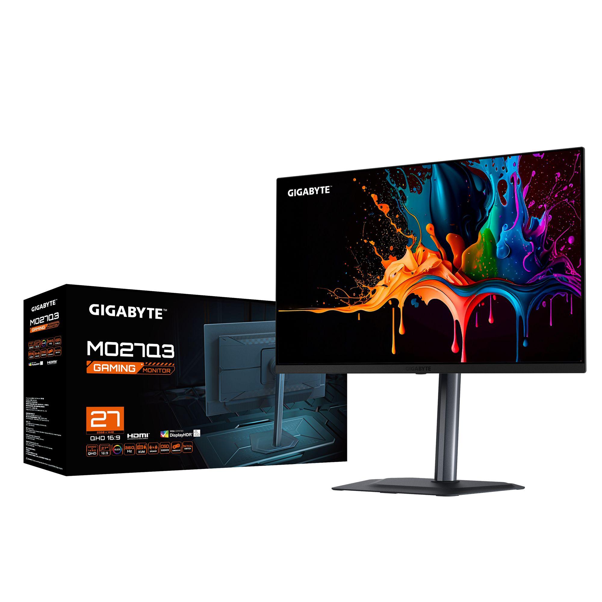 Monitor GIGABYTE MO27Q3 (27" - OLED - 360 Hz - Preto) — miniatura 5