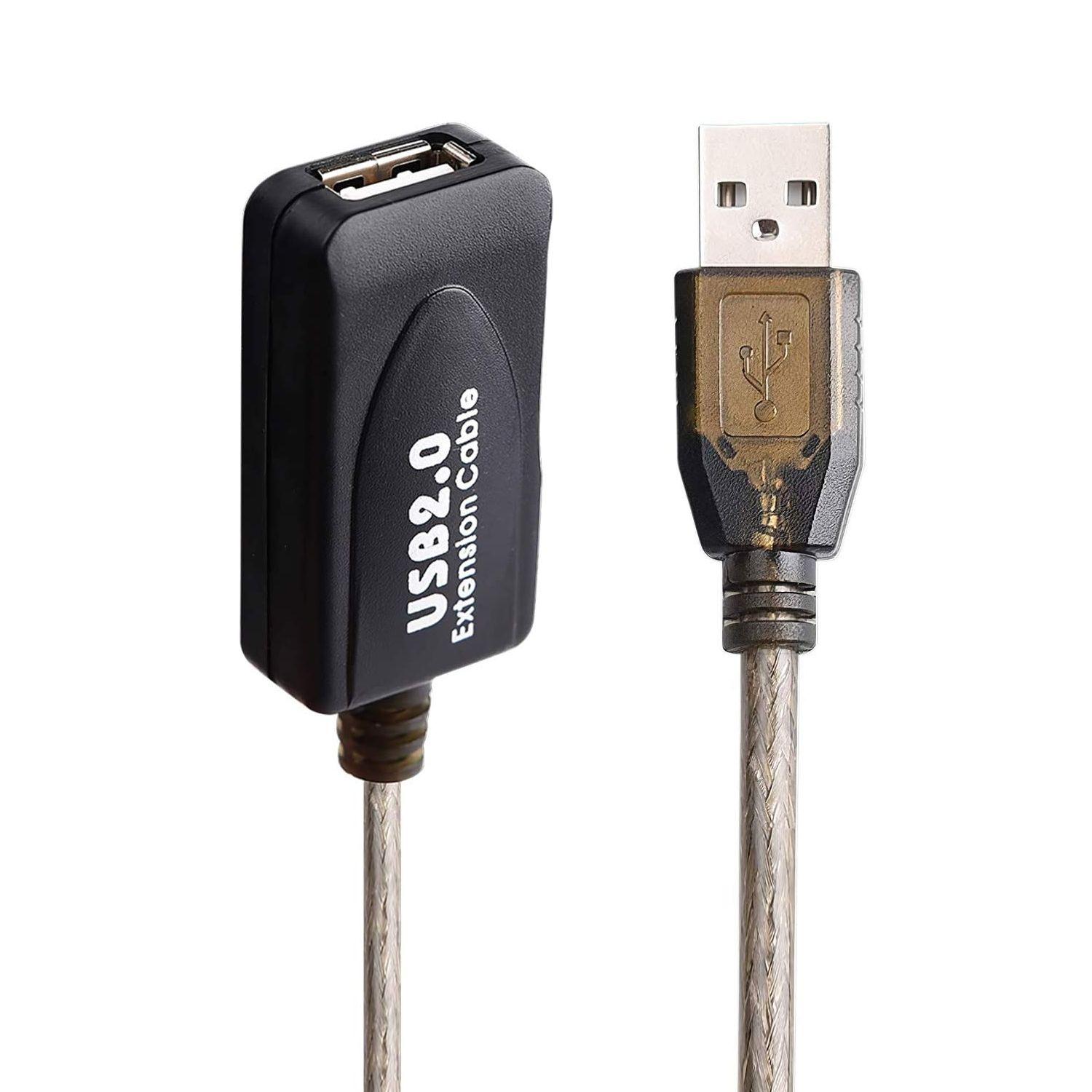 Cabo de Extensão USB EWENT EW1013 (5 m - USB A - Plug and Play - Preto) — miniatura 2