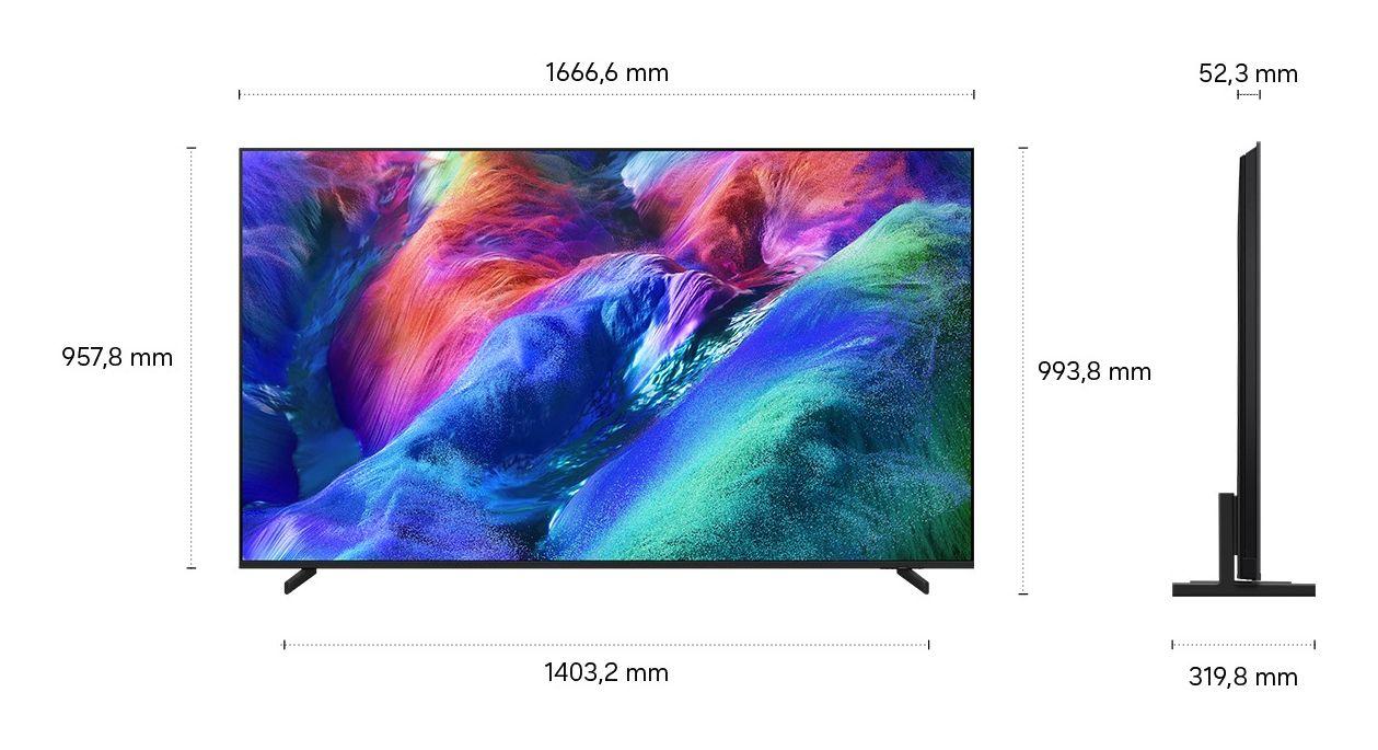 Televisão SAMSUNG TV GMR75R85HAUXZG (75" - Micro RGB - 4K Ultra HD - Preto Titânio), miniatura 3