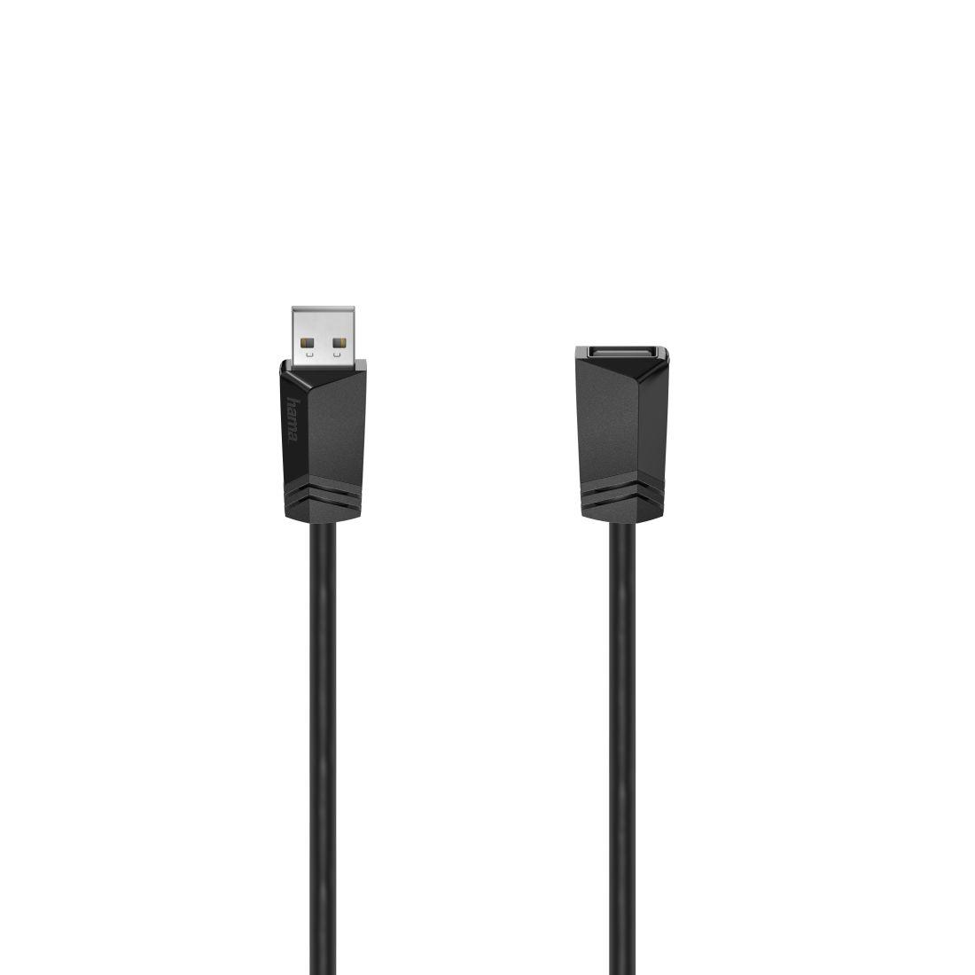 Cabo de Extensão USB HAMA 00200620 (3 m - USB A - Preto)