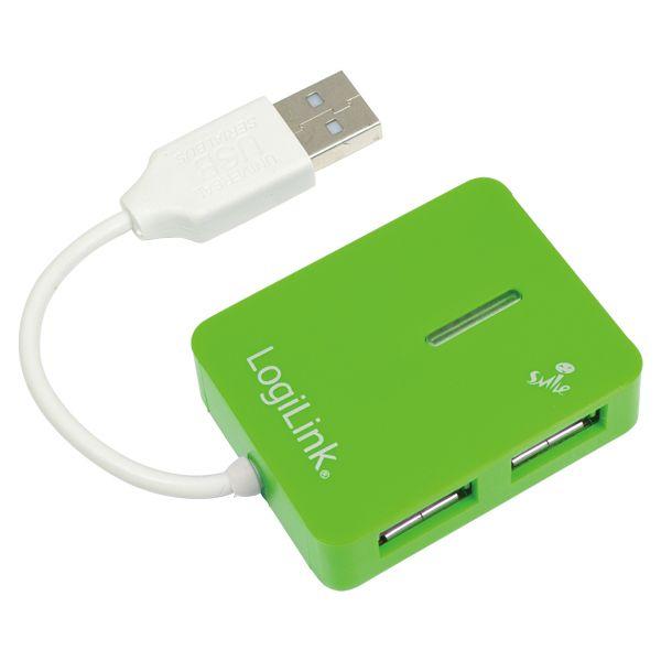 Hub USB LOGILINK UA0138 (Verde)