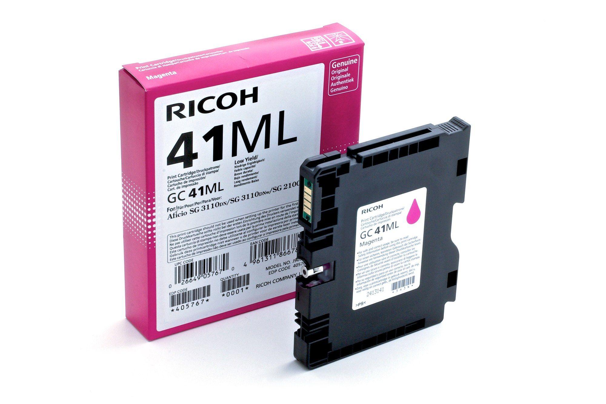 Tinteiro RICOH GC-41M (2200 páginas - Magenta)