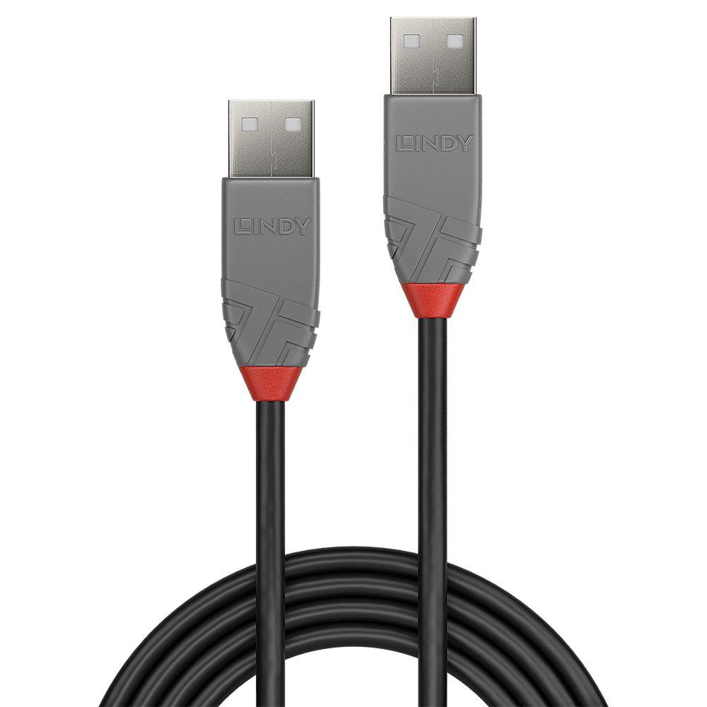 Cabo USB LINDY 36693 (2 m - USB A - Preto, Verde e Vermelho) — miniatura 2