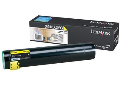 Toner LEXMARK X945X2YG (22000 páginas - Lexmark X940e, X945e - Amarelo)