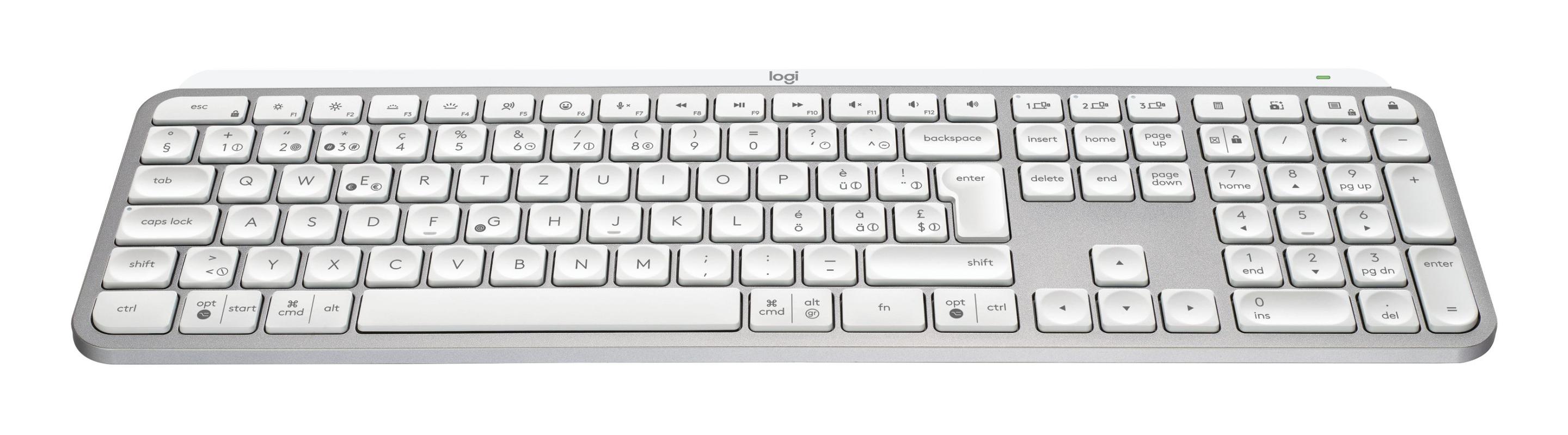 Teclado LOGITECH MX Keys S (Suíço - Teclas de tesoura - Tamanho completo - Cinzento), miniatura 6