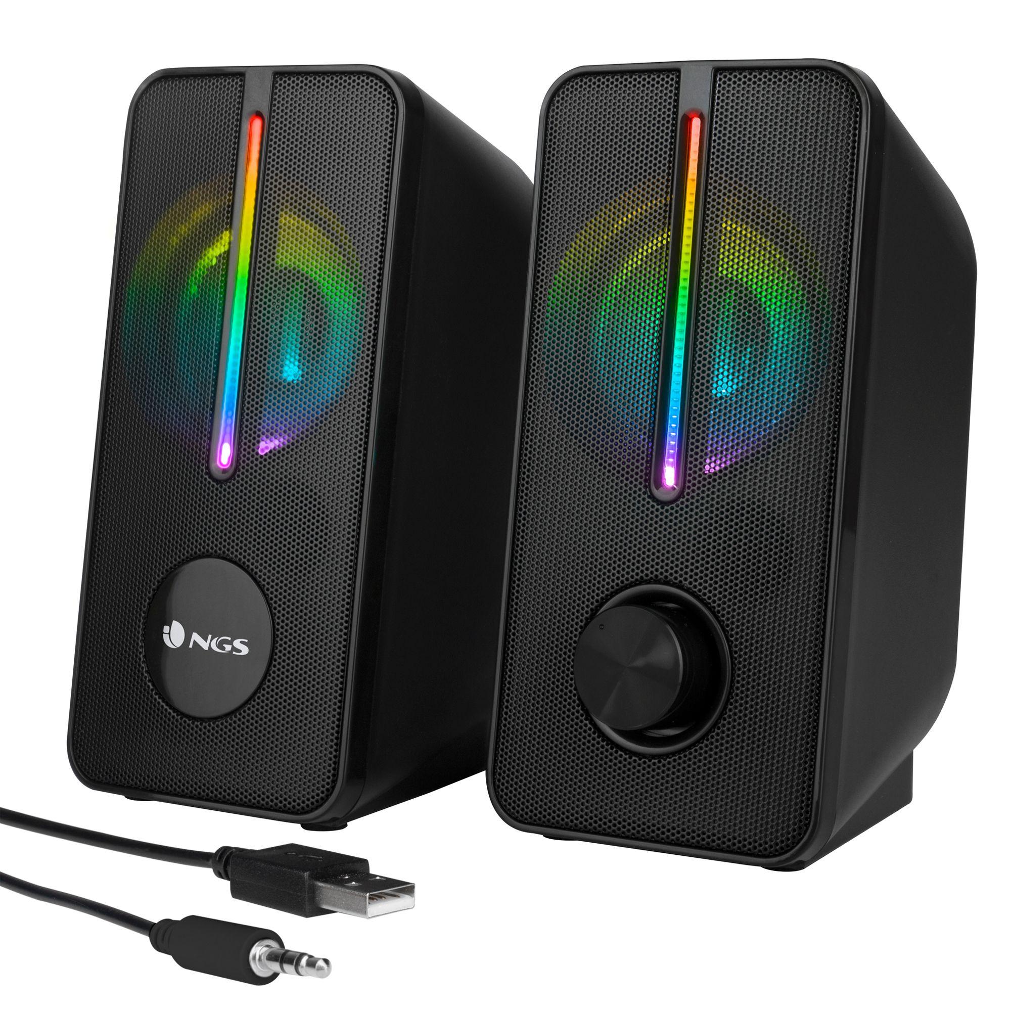 Colunas Gaming NGS GSX-150 (12 W - Sem fios - Preto), miniatura 3