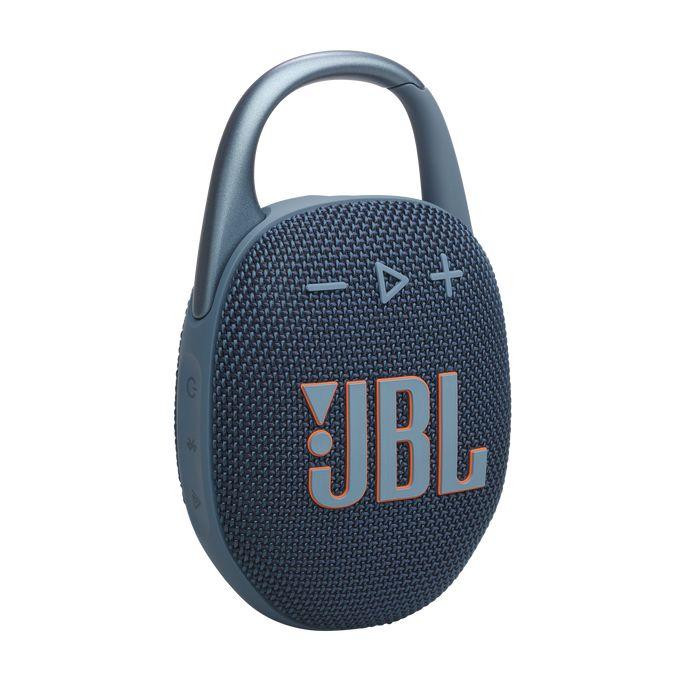 Coluna Portátil JBL Clip 5 (7 W - USB Type-C - Azul)