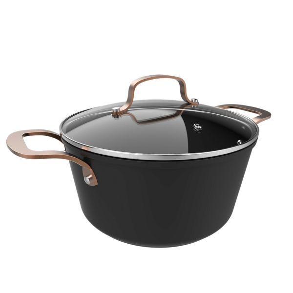 Caçarola CECOTEC Polka Fantasy 24 Pot Golden (Alumínio - Preto)