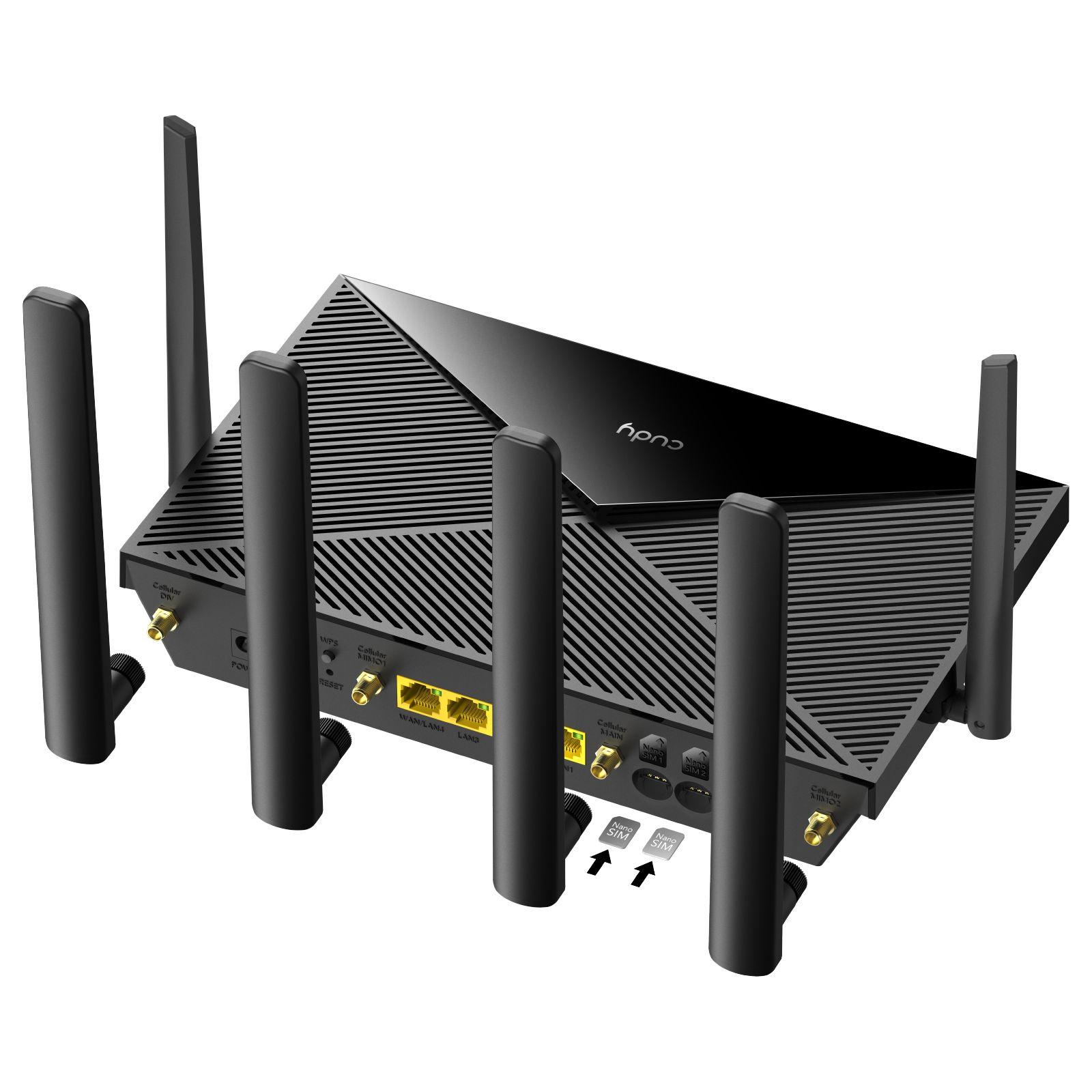 Router 4G CUDY LT700 (Wi-Fi 5 - 867 Mbit/s - Dual-band - Preto), miniatura 3