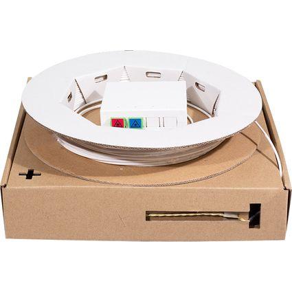 Caixa de Terminação FTTH LOGILINK FB2SC20 (2x SC/APC - Cabo 20 m - Branco)