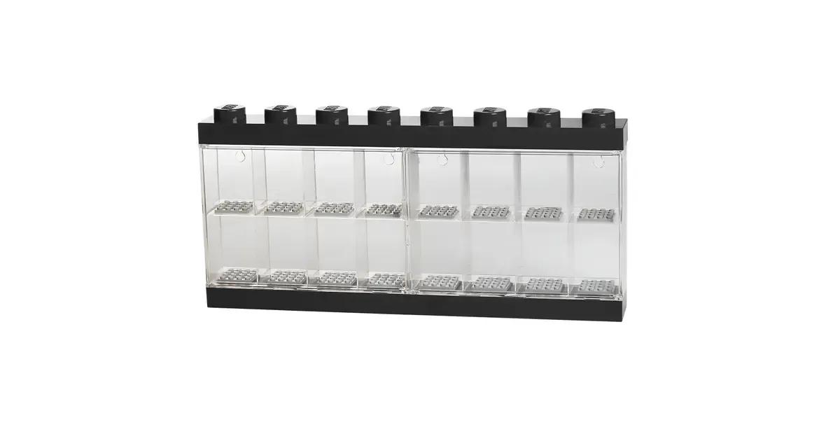 Caixa Vitrine para Minifiguras LEGO RC40660003 (ABS, polipropileno - Preto)