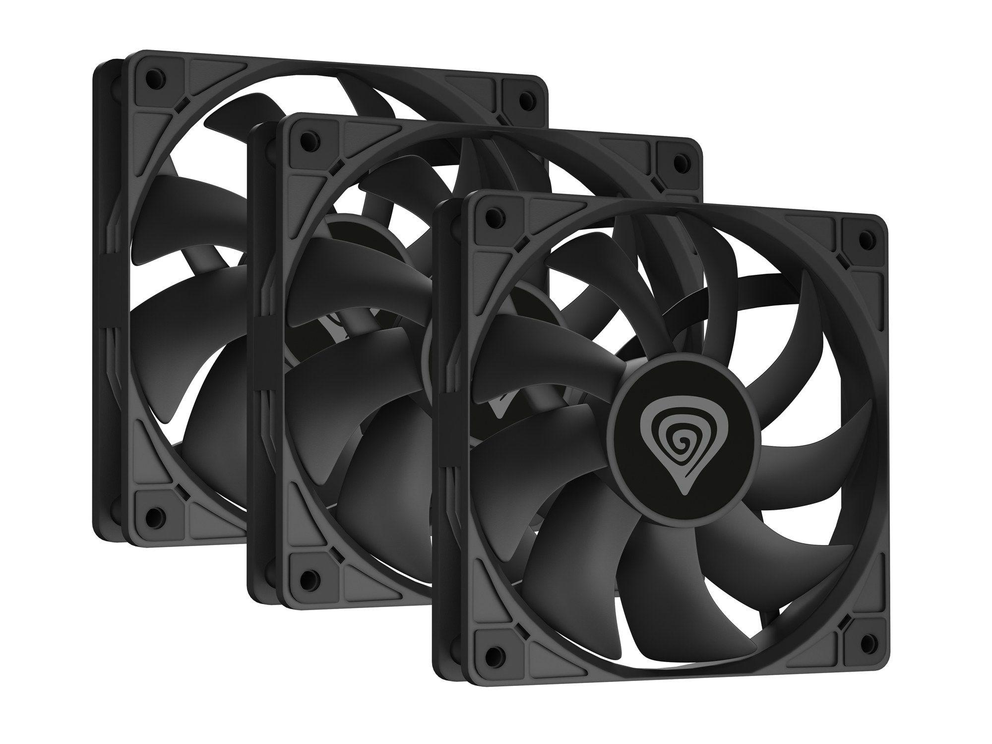Ventoinha para Caixa de PC GENESIS Oxal 120 (Plástico - 1,8 W - Preto) — miniatura 4