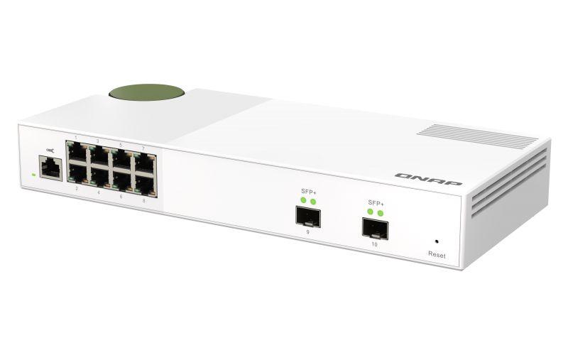 Switch Gerido QNAP QSW-M2108-2S (2.5G Ethernet - 80 Gbit/s - L2 - Cinzento) — miniatura 6