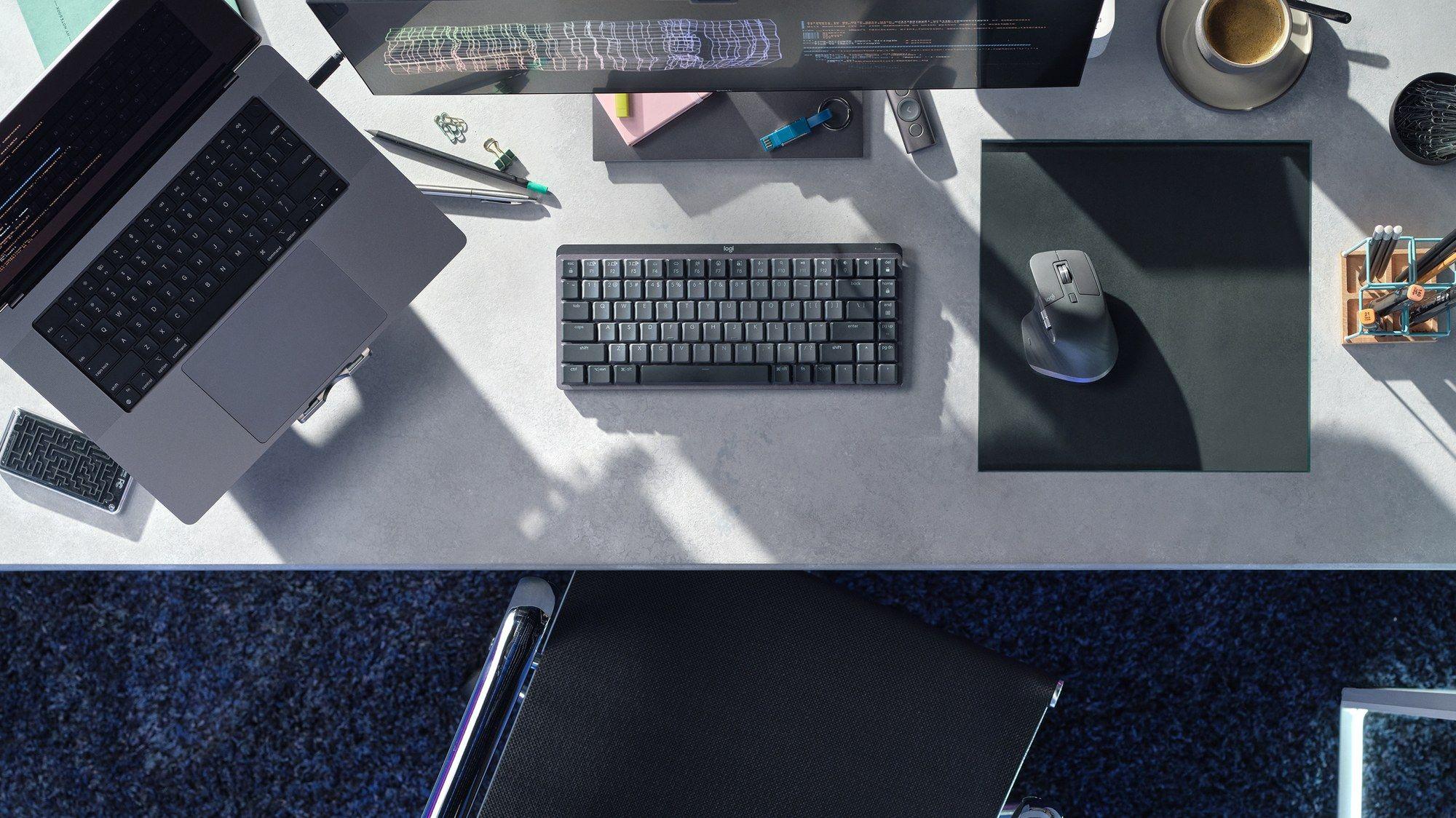 Teclado LOGITECH MX Mechanical Mini (Estados Unidos - Interruptor de chave mecânico - Sem teclado numérico - Grafite) — miniatura 6