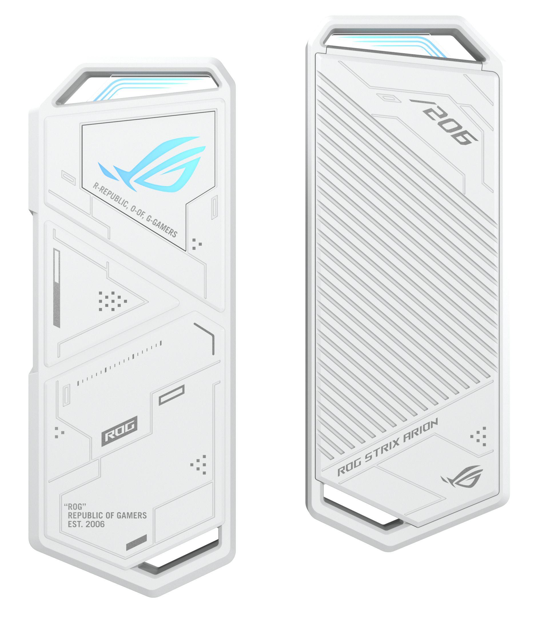 Caixa Externa SSD ASUS ROG Strix Arion White Edition (M.2 - USB 3.2 Gen 2 - M.2 NVMe - Branco) — miniatura 6