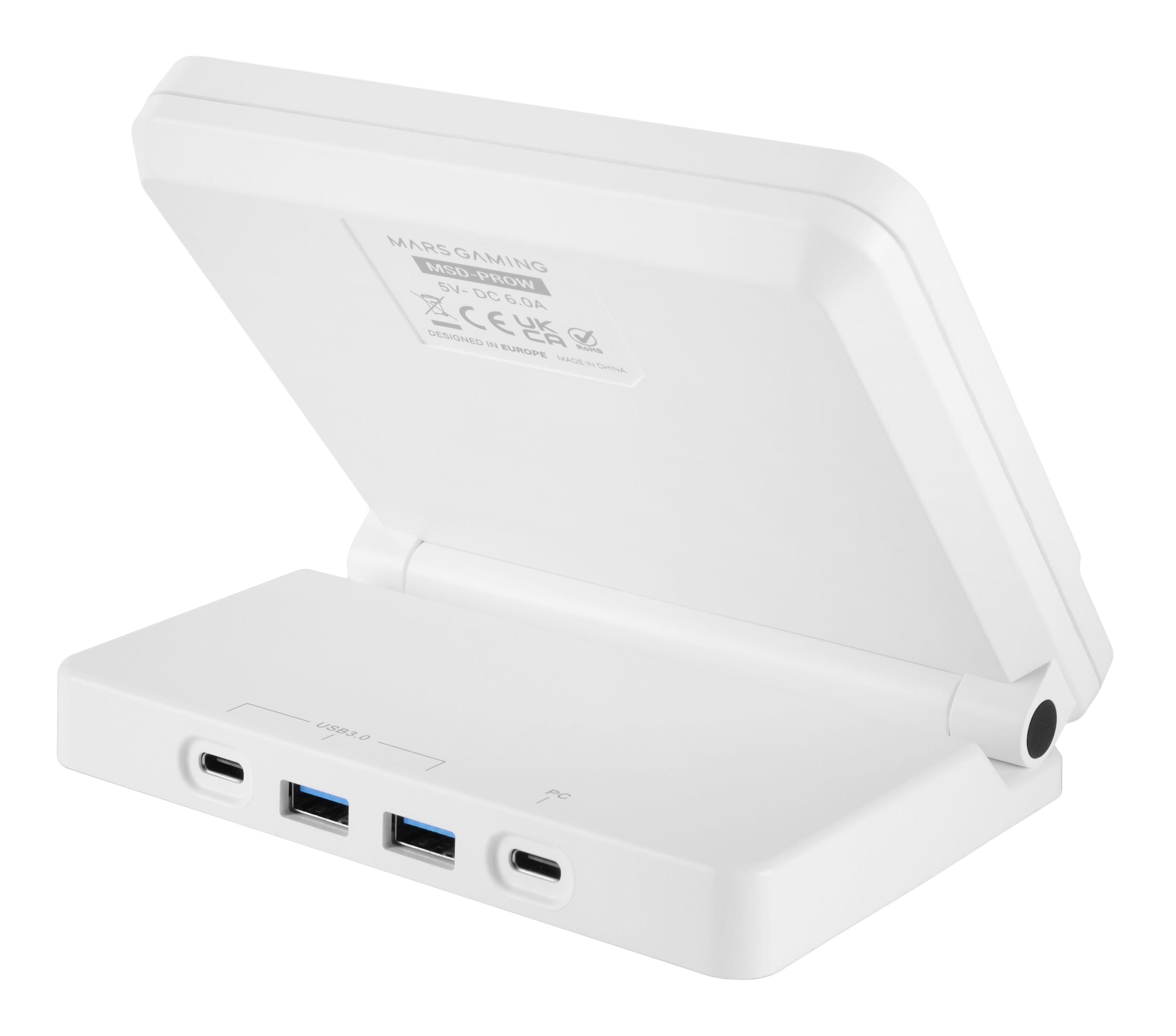 Control Deck MARS GAMING MSD-PRO (USB Tipo-C - Branco) — miniatura 3