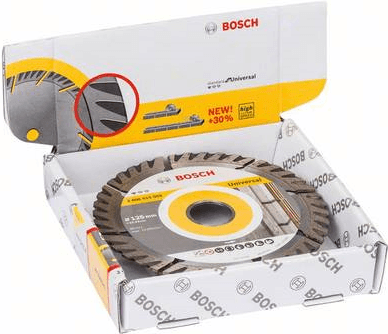 Disco de Corte Diamantado BOSCH Standard for Universal 2608615060 (125 mm - Furo 22,23 mm - Conjunto de 10)